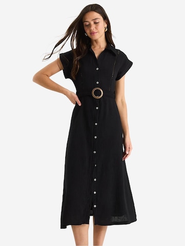 Robe-chemise Bianco Lucci en noir