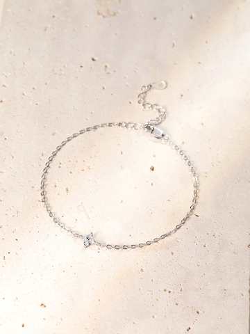 Hey Happiness Armband 'Bloom' in Silber