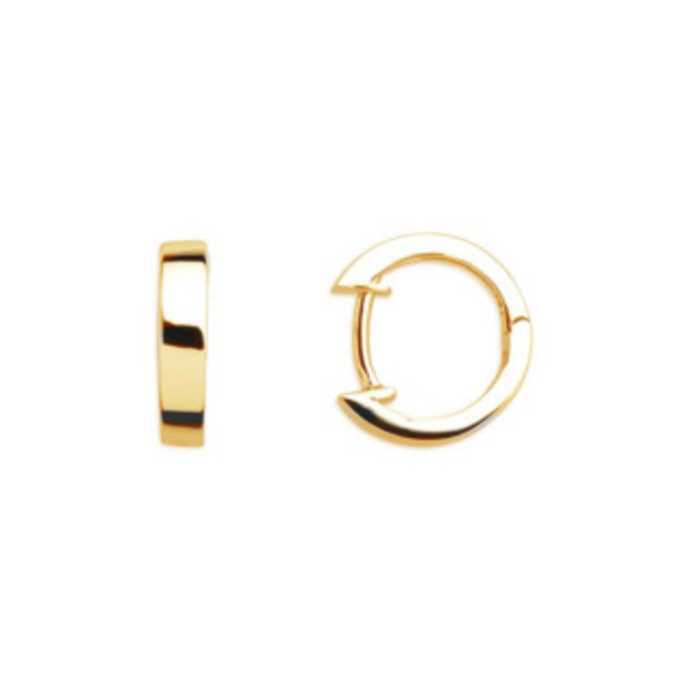 XENOX Ohrringe in Gold: Vorderseite