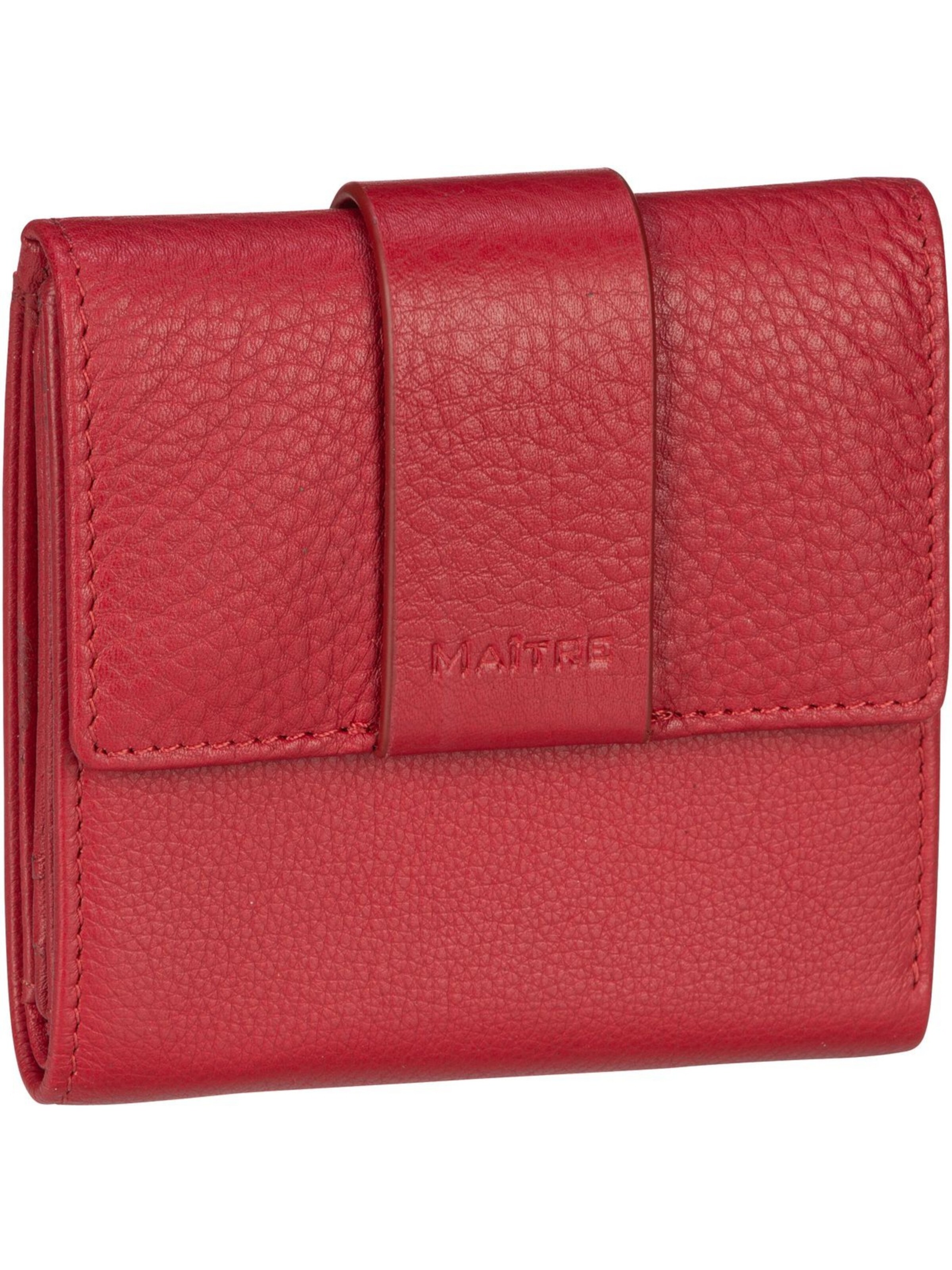 Maître Wallet 'Kirschroth Dalene' in Red: front