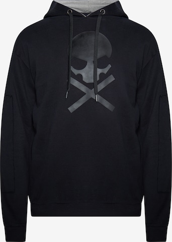 TUFFSKULL - Sudadera en negro: frente