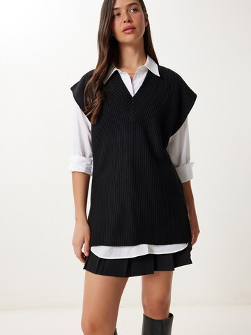 Happiness İstanbul Pullunder in Schwarz: Vorderseite