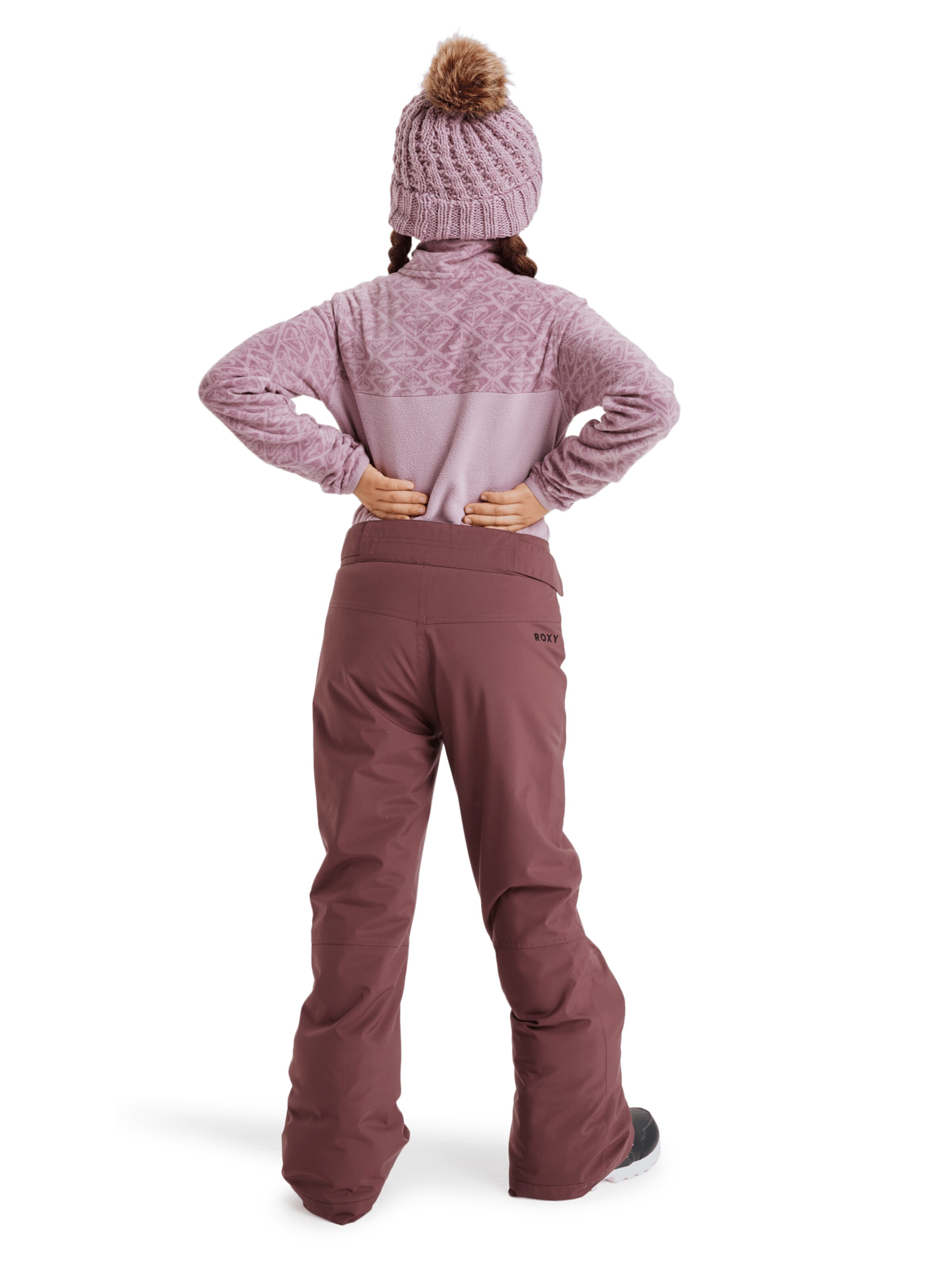ROXY Regular Workout Pants 'Backyard' in Purple