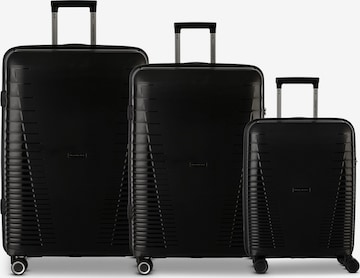 Worldpack Suitcase Set in Black: front