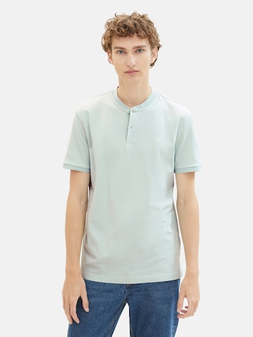 T-Shirt TOM TAILOR DENIM en vert : devant