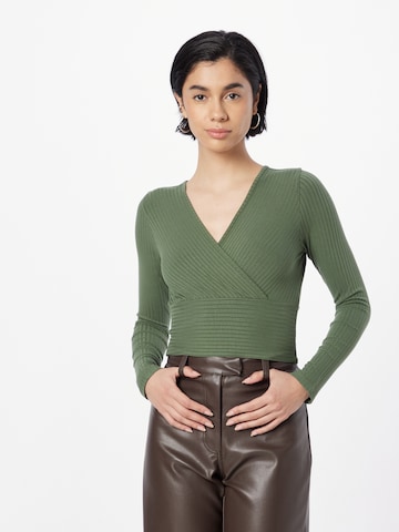 ABOUT YOU Shirt 'Cecile' in Groen: voorkant