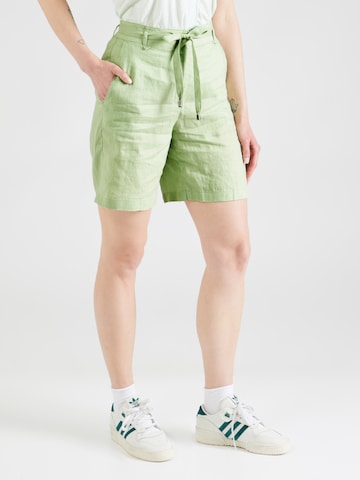 Loosefit Pantalon chino ESPRIT en vert : devant