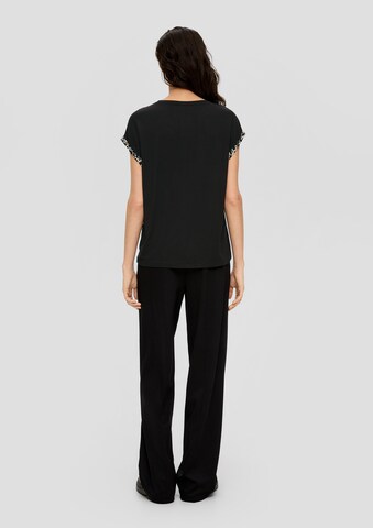 s.Oliver Blouse in Black