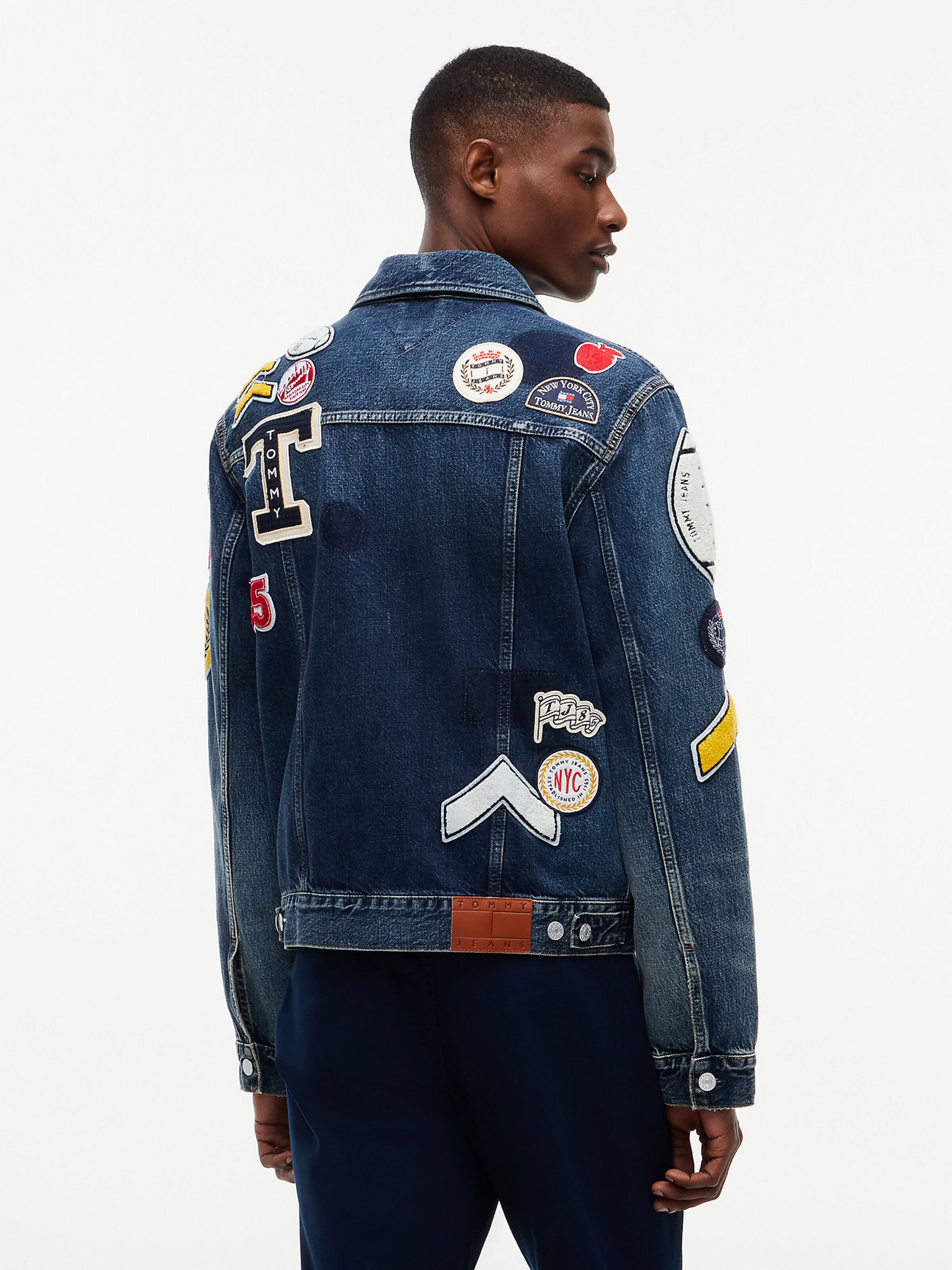 Tommy Jeans Tussenjas in Blauw