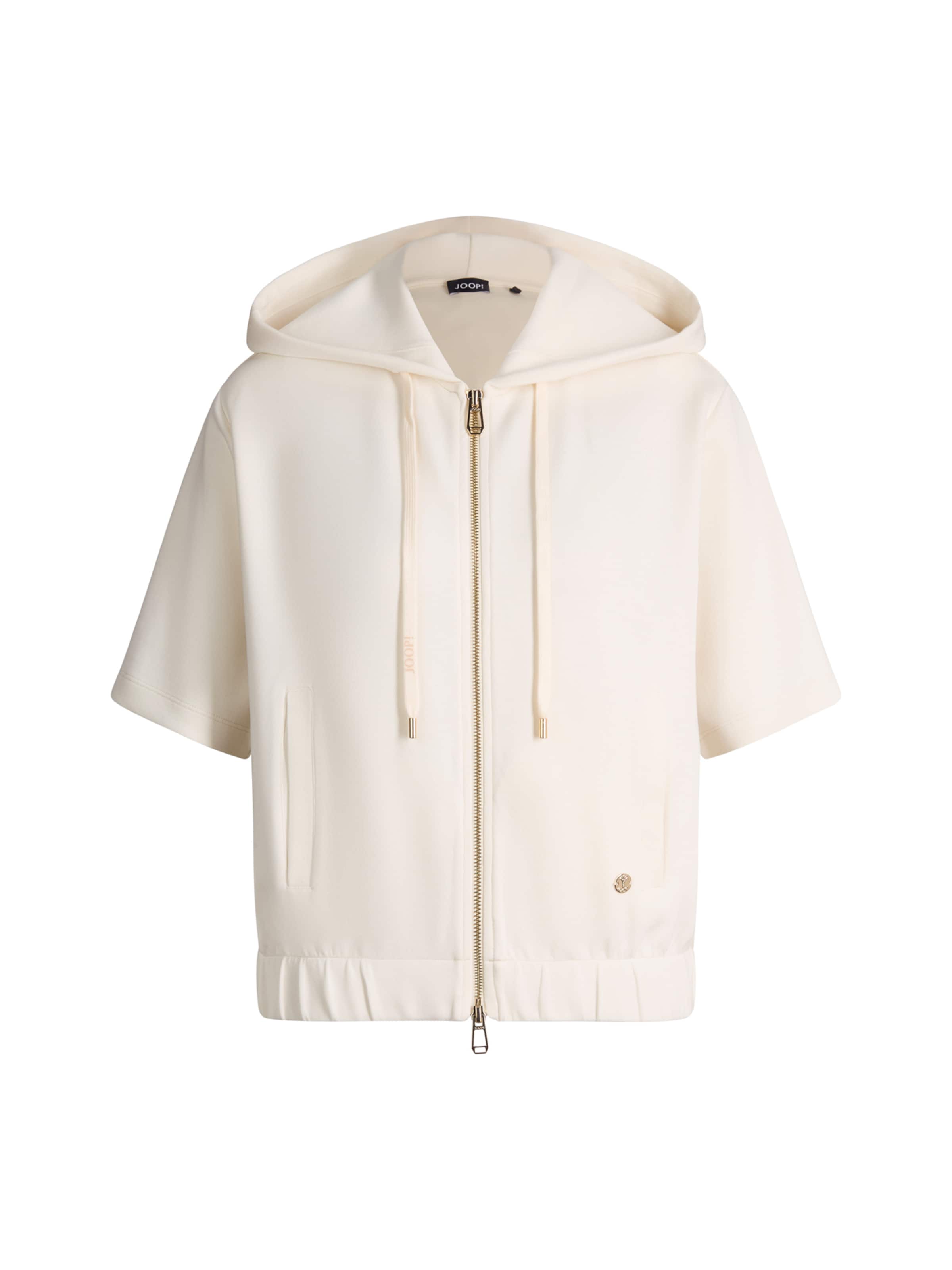 Veste de survêtement 'Thérèse' JOOP! en blanc : devant