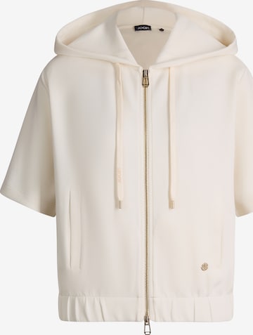Veste de survêtement 'Thérèse' JOOP! en blanc : devant