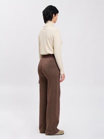 Largi Pantaloni de la Influencer pe maro
