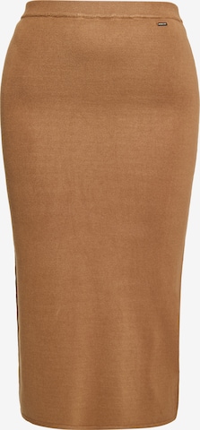 DreiMaster Klassik Skirt in Brown: front