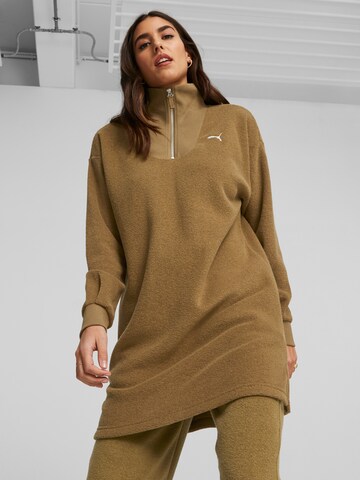 PUMA Sweatshirt 'Her' in Brown: front