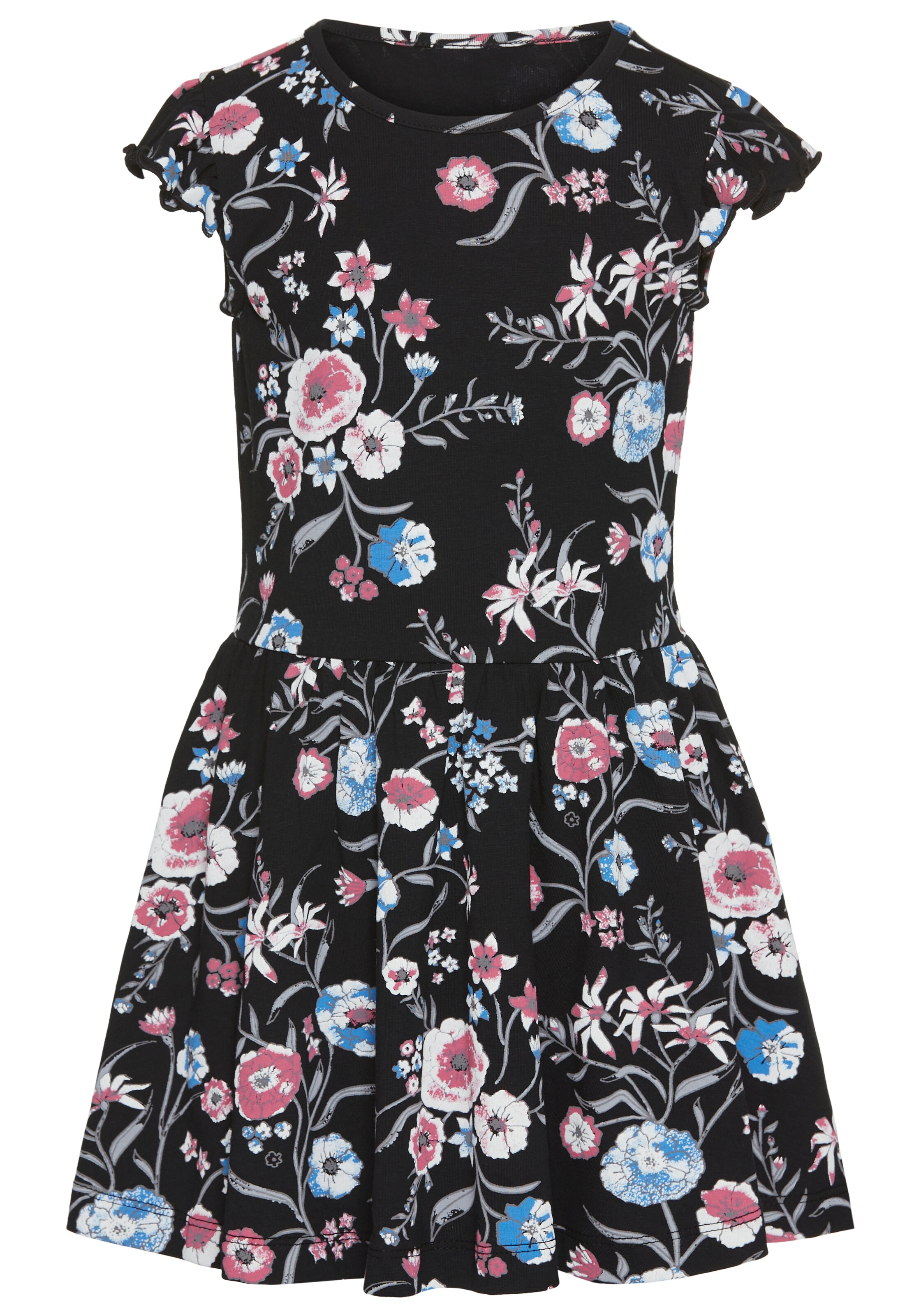 Kidsworld Dress in Black: front