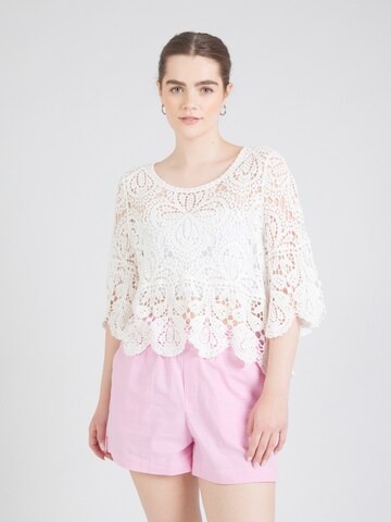 Camicia da donna 'Pe44rla' di Hailys in bianco: frontale