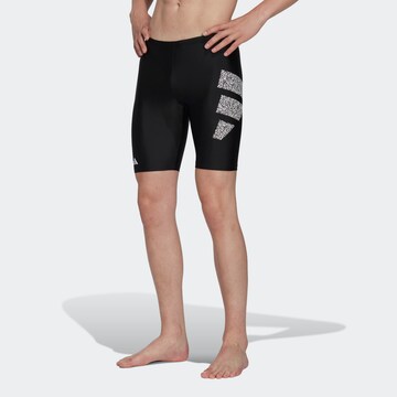 ADIDAS PERFORMANCE Sportbadeshorts in Schwarz: predná strana