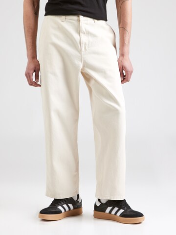 Carhartt WIP Loose fit Trousers 'Drewe' in White: front