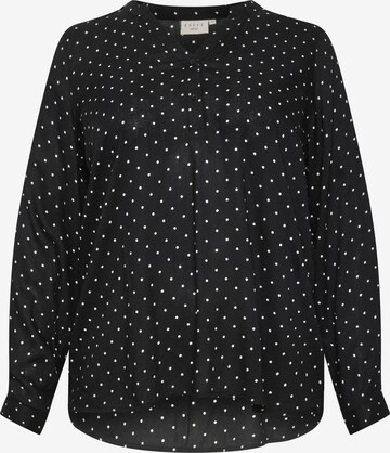 Camicia da donna 'Joy' di KAFFE CURVE in nero: frontale