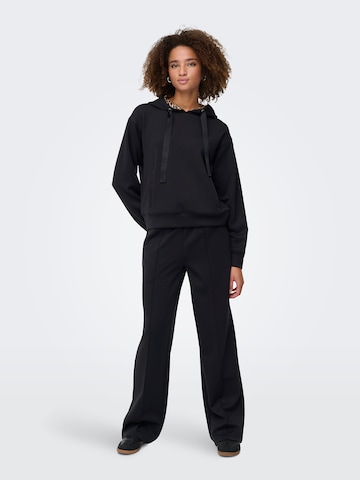 ONLY Široke hlačnice Hlače 'ONLALINA' | črna barva