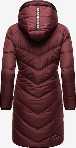 MARIKOO Winter Coat 'Armasa' in Red