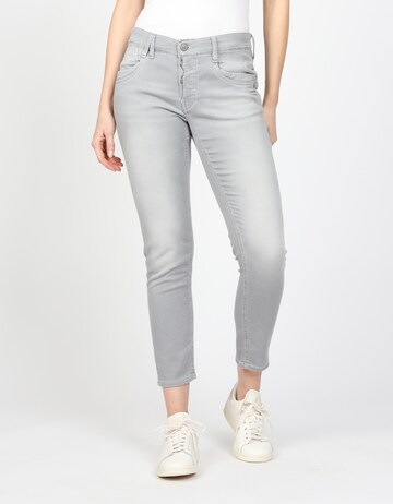 Gang Slimfit Jeans '94Gerda' in Grau: Vorderseite
