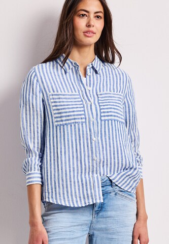 STREET ONE Blouse in Blue: front