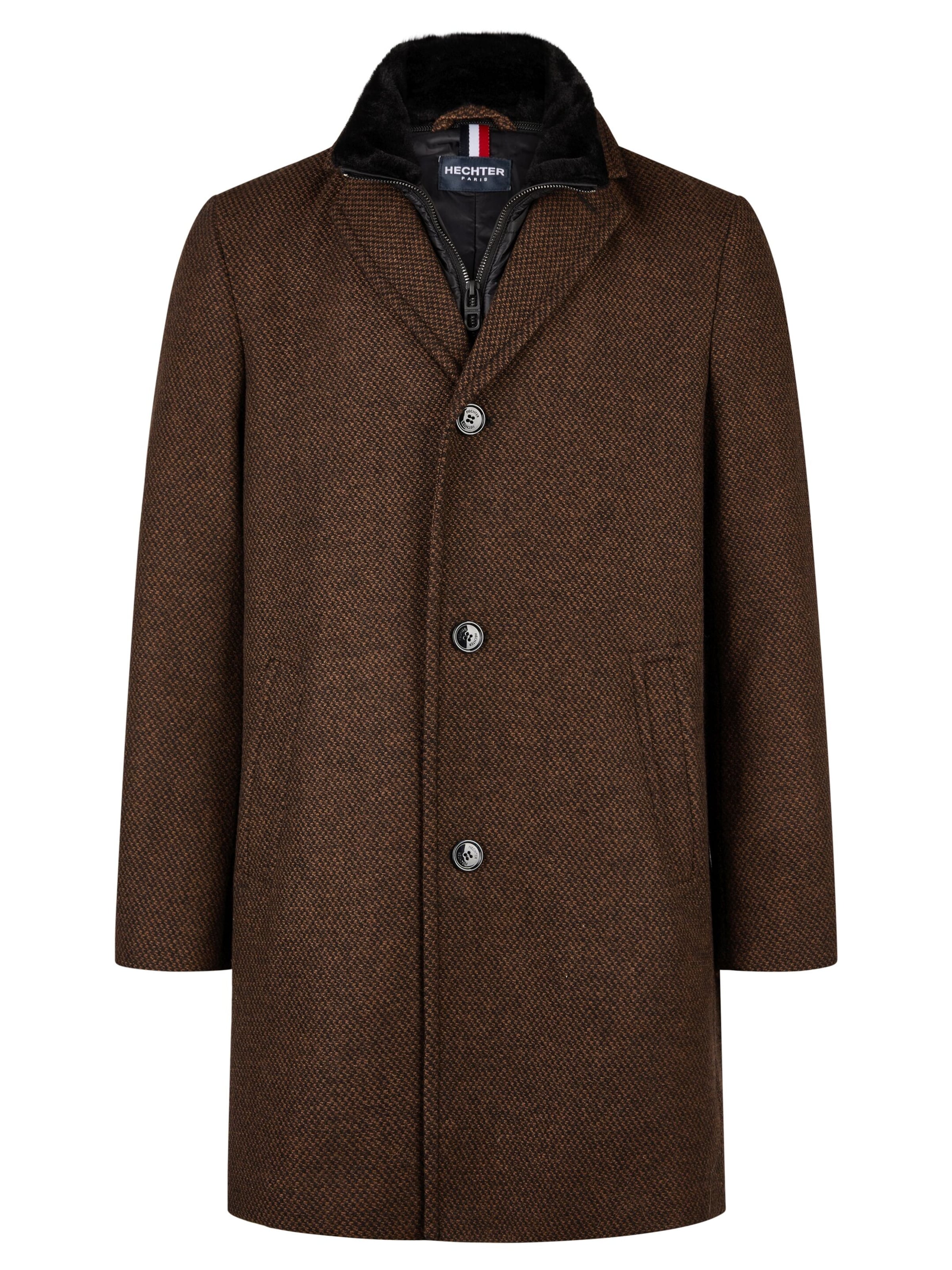 HECHTER PARIS Tussenjas in Bruin: voorkant