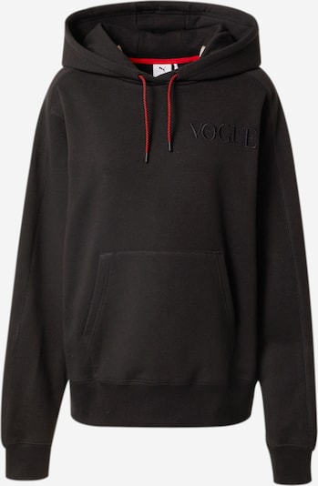 burgundi vörös / fekete PUMA Tréning póló 'x Vogue Collection', Termék nézet