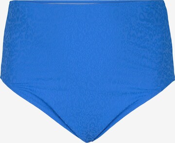 Swim by Zizzi Bikini Bottoms in Blue: front