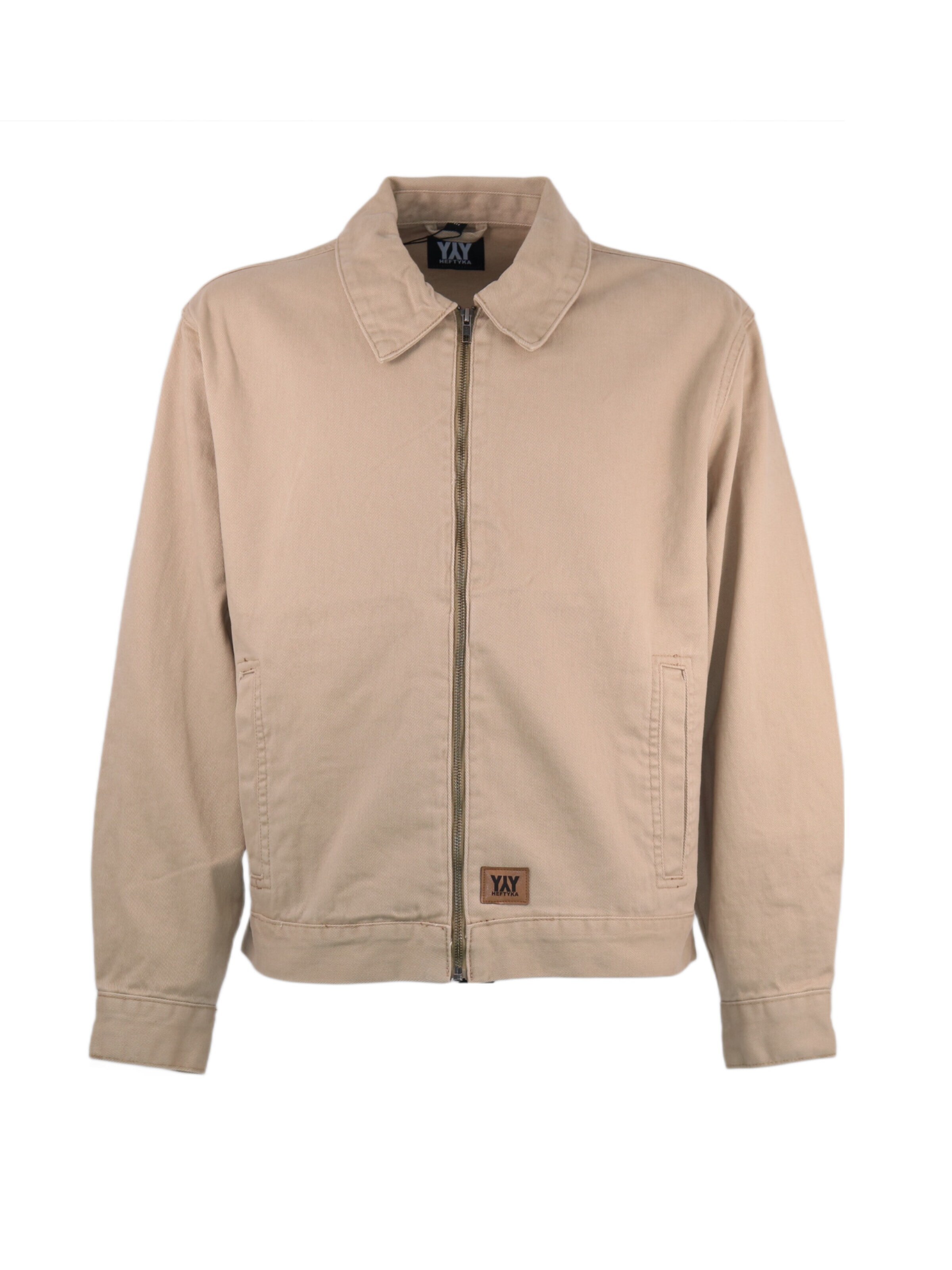 HEFTYKA Between-Season Jacket in Beige: front