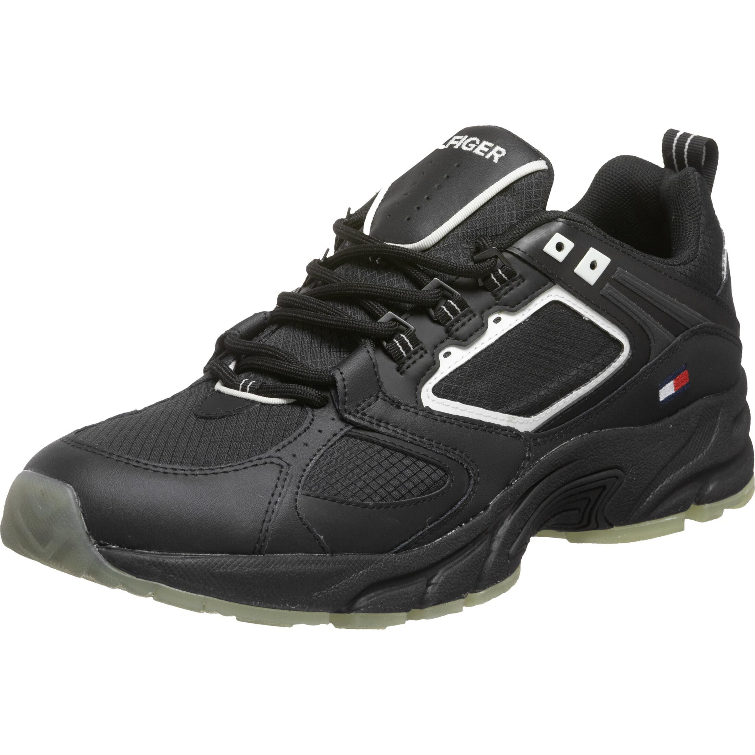 Baskets basses 'Archive Mix Runner' Tommy Jeans en noir : devant