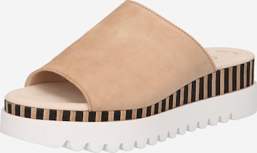 Mule GABOR en beige : devant