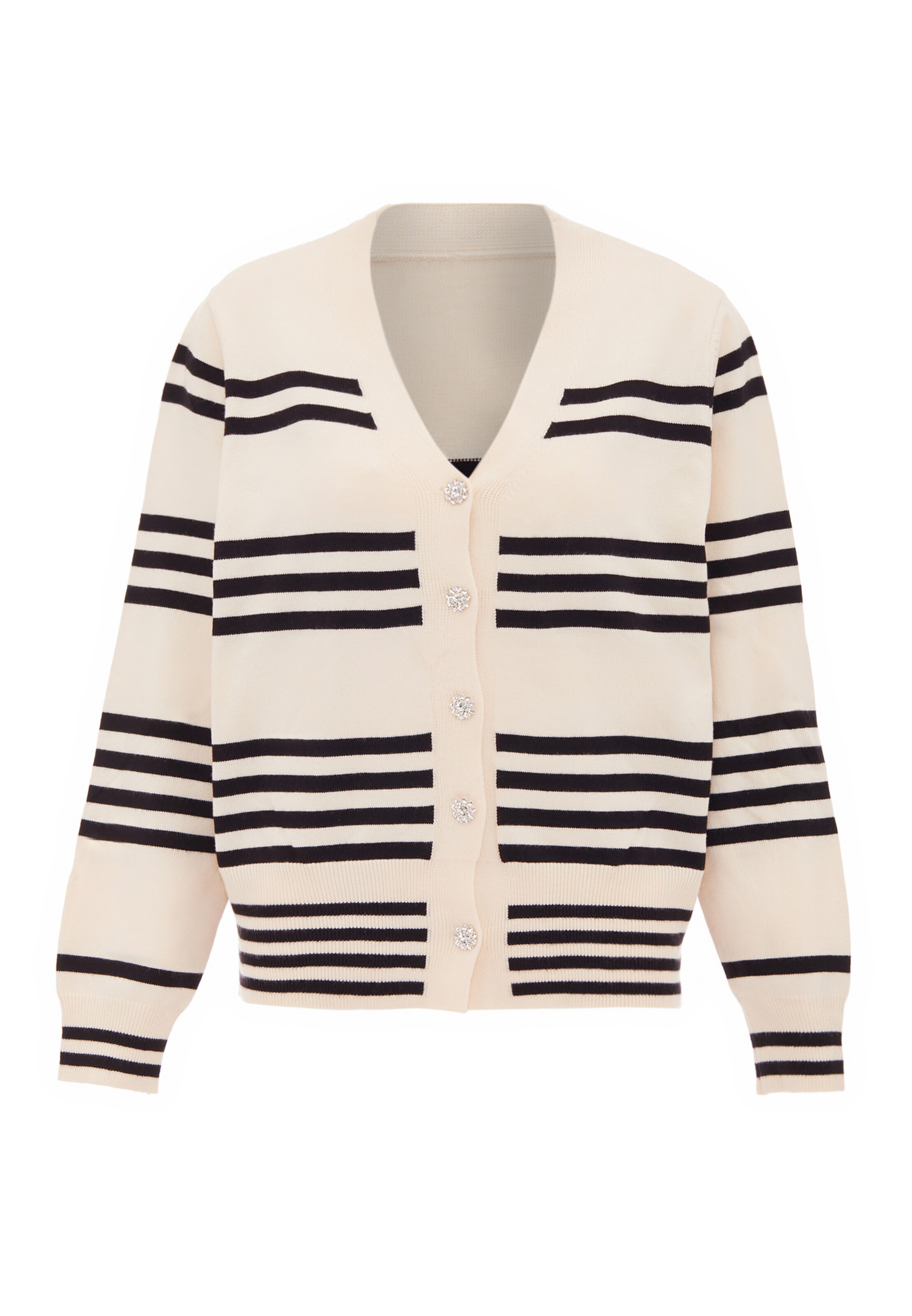 ZITHA Strickjacke in Beige: Vorderseite