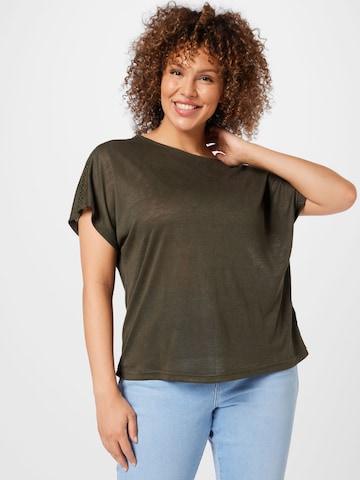 ABOUT YOU Curvy Shirt 'Aurea' in Green: front