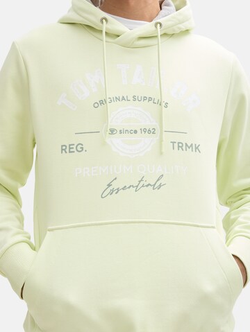 TOM TAILOR Sweatshirt in Grün