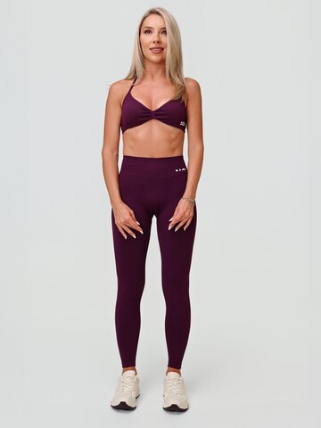 Skinny Leggings 'Hue' de la neverover pe mov
