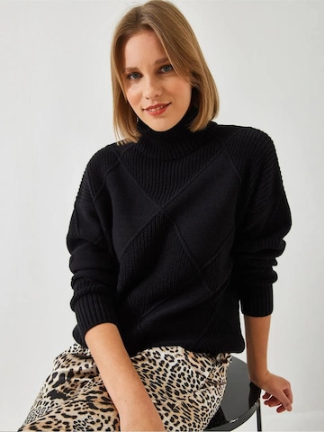 Pullover 'Pullover' di Bianco Lucci in nero: frontale