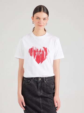JOOP! Jeans Shirts 'Tessa' i hvid: forside