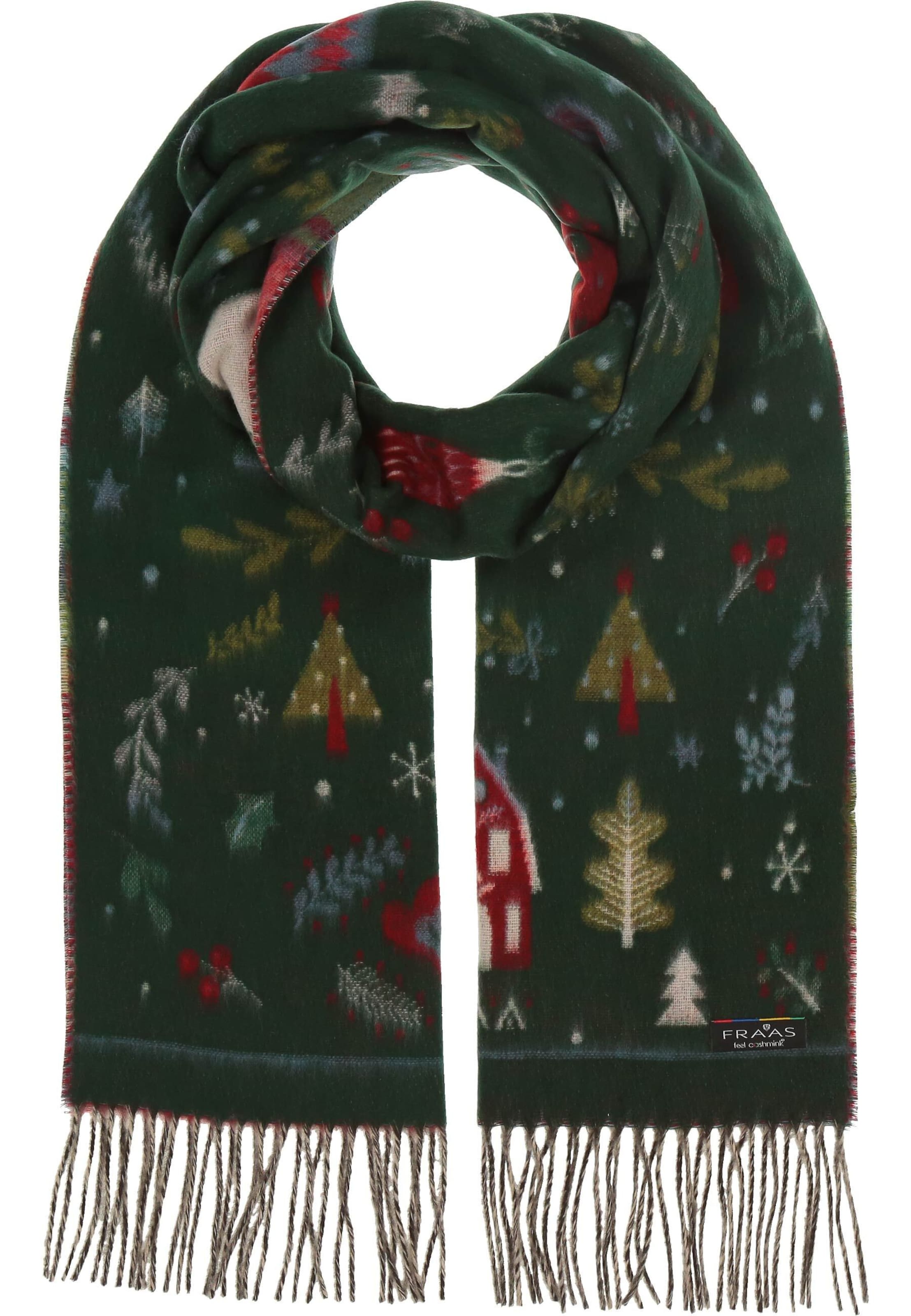 FRAAS Schal in Grün: Vorderseite