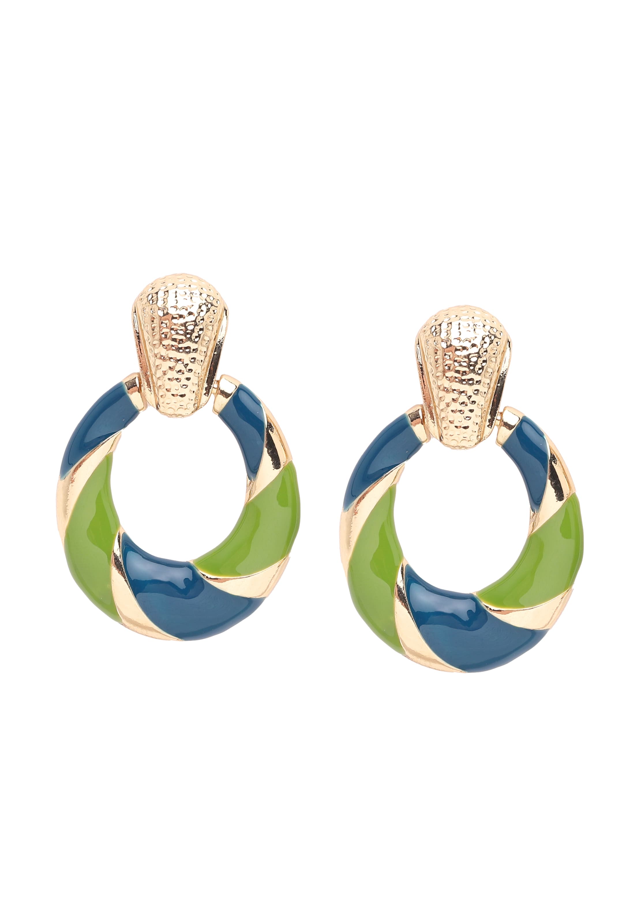 SOHI Náušnice 'Chelsie' - Zmiešané farby: predná strana