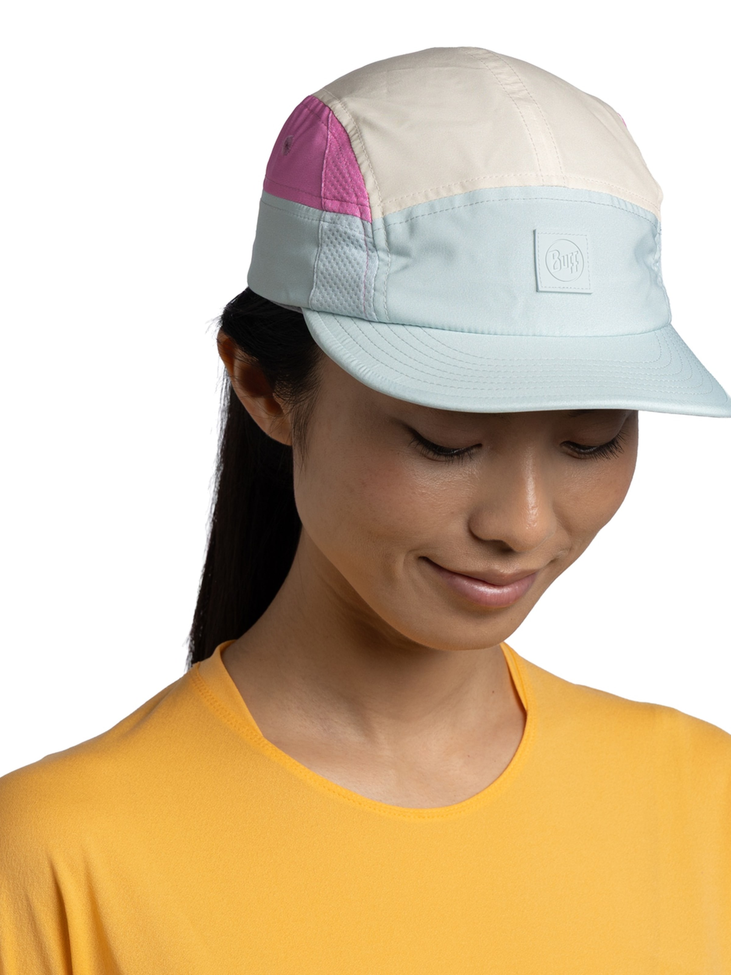 BUFF Cap 'Buff 5 Panel Go' in Blue: front