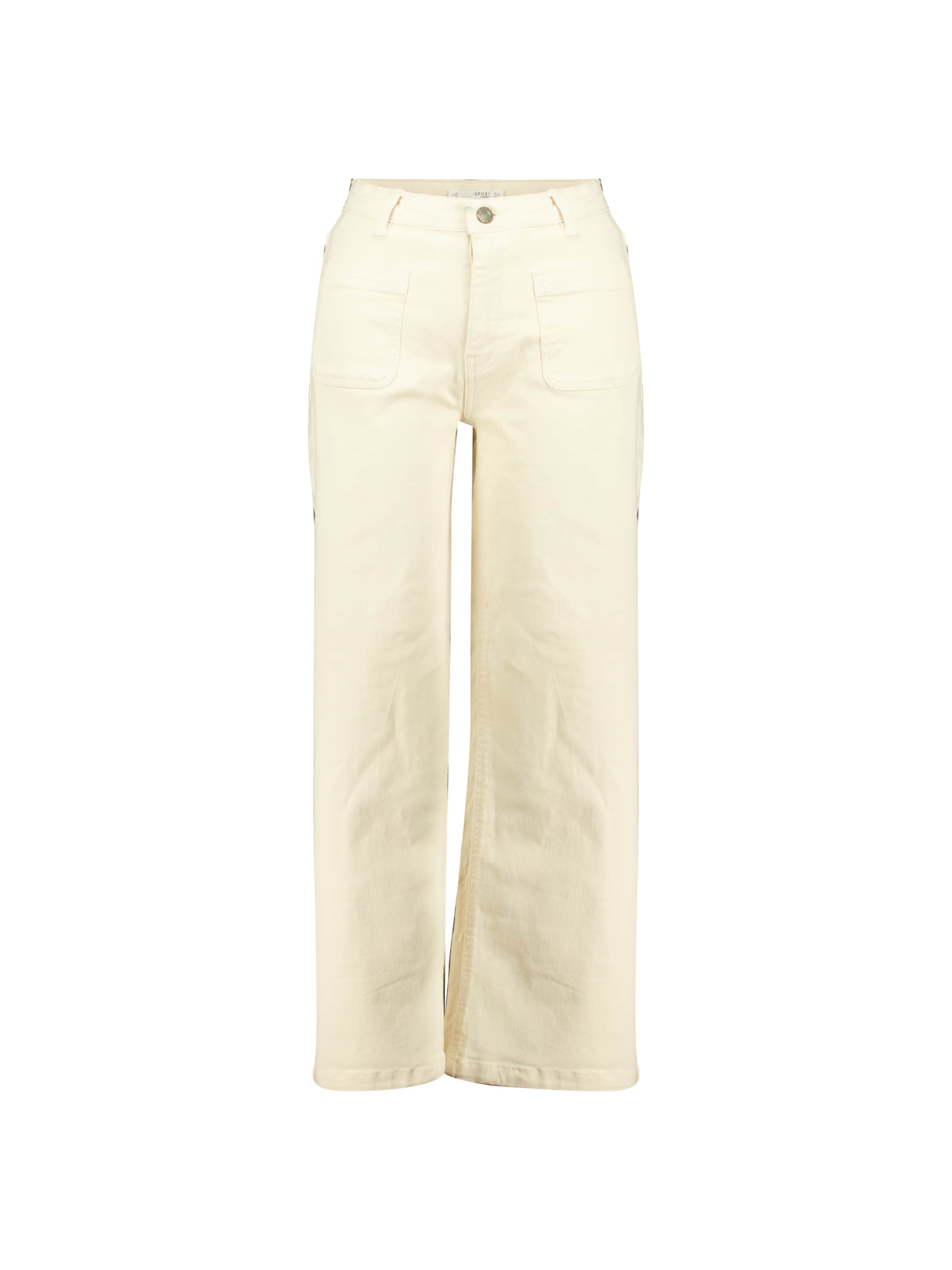 Wide Leg Jean 'LILOO' Deeluxe en beige : devant