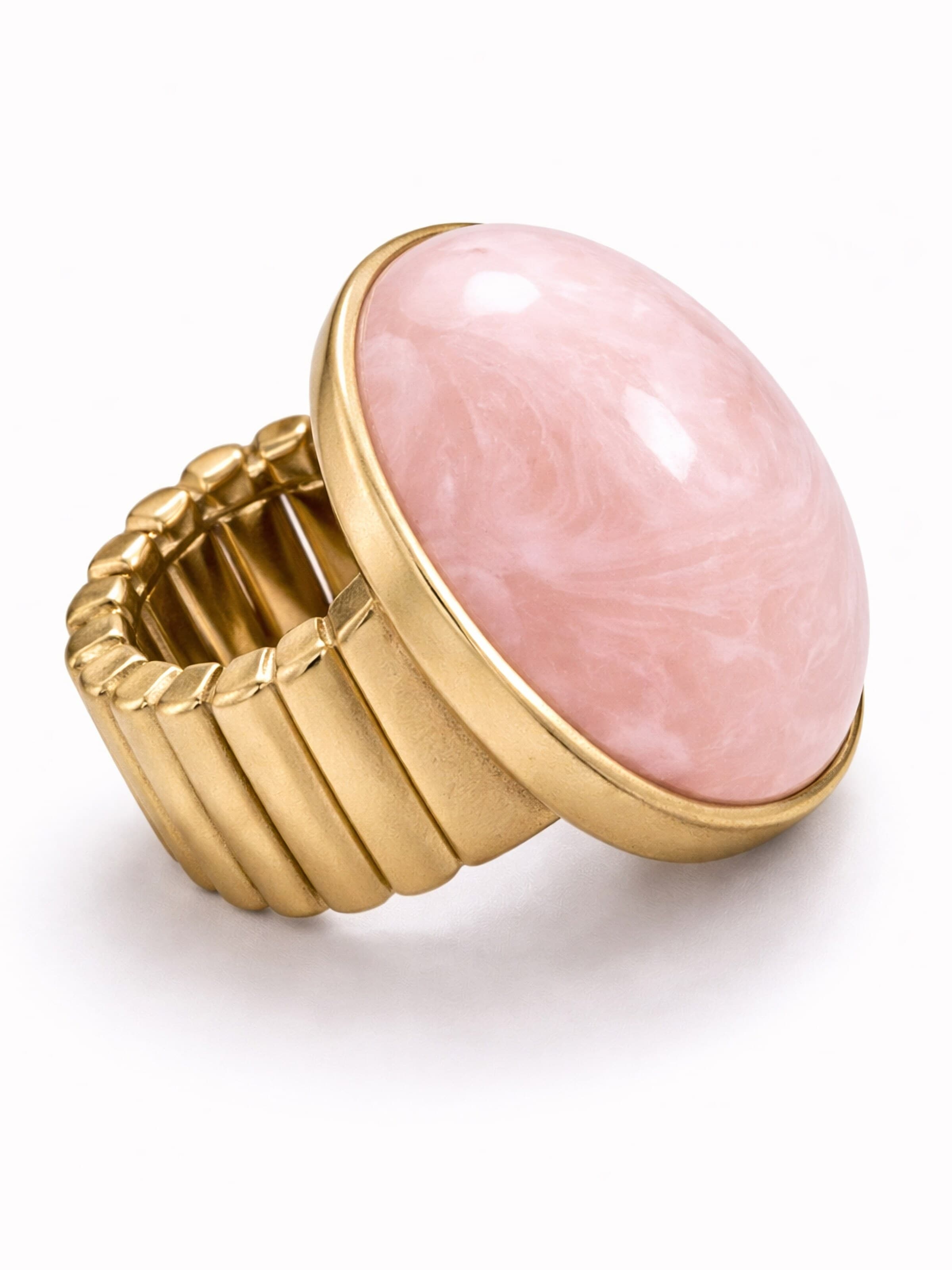 COLLEZIONE ALESSANDRO Ring 'Rosy' in Pink: front