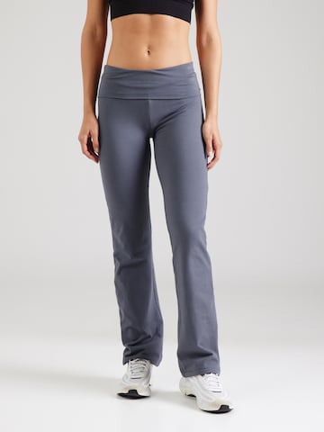 ONLY PLAY Flared Sports trousers 'ONPFOLD' in Grey: front