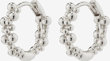 Boucles d'oreilles Pilgrim en argent : devant