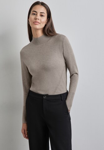 STREET ONE Pullover in Braun: Vorderseite