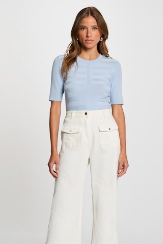 Morgan Sweater 'MENTHE' in Blue: front