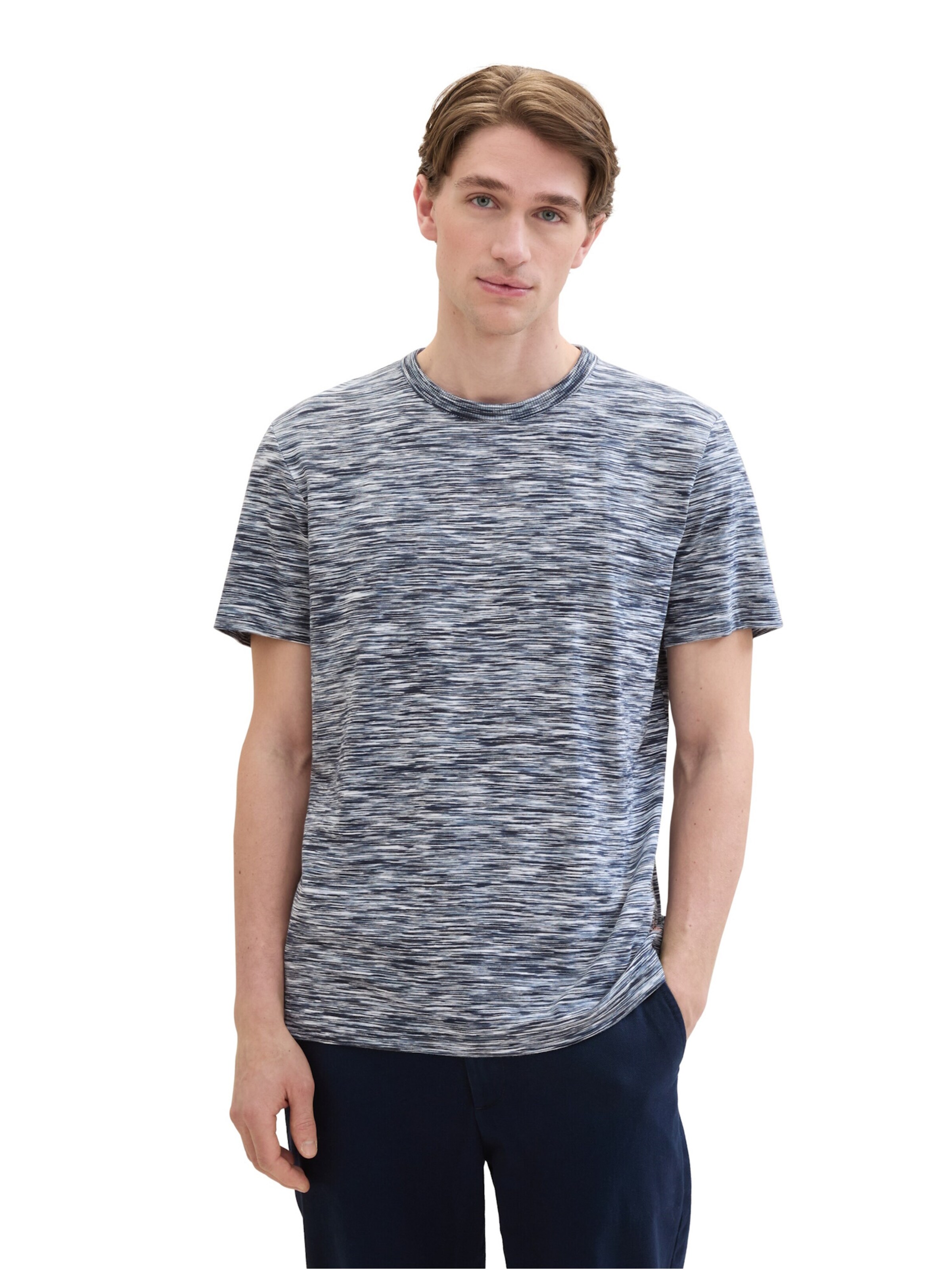 TOM TAILOR Shirt in Blue: front