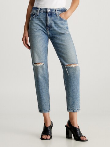 Calvin Klein Jeans Regular Jeans 'MOM Jeans' in Blue: front